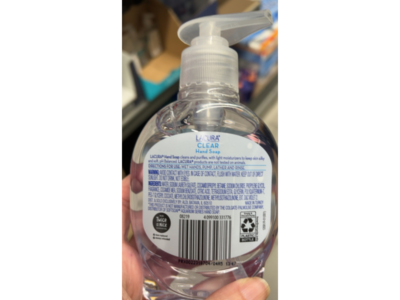 Lacura Clear Hand Soap, 7.5 fl oz/221 mL