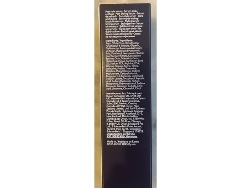 Dyson Chi/to/san Post-Style Serum, 1.01 fl oz/30 mL