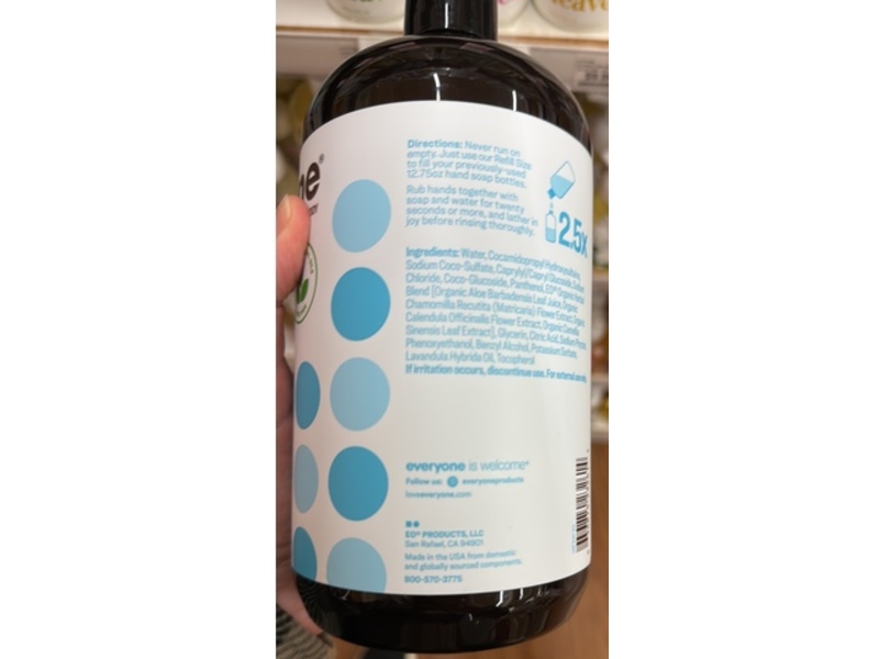 Everyone For Every Body Hand Soap, Unscented, 32 fl oz/946 mL
