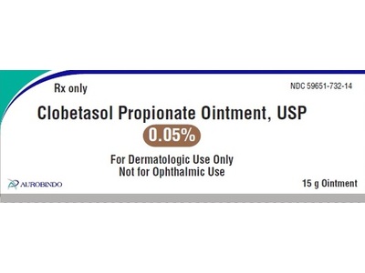 Clobetasol Propionate Ointment, USP 0.05%, 15 g, Aurobindo (Rx)