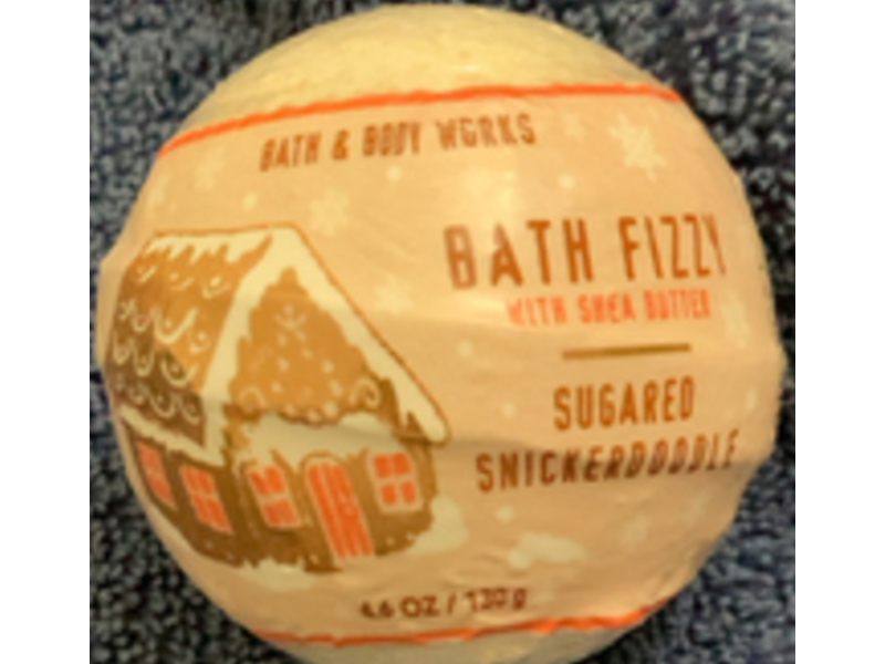 Bath & Body Works Bath Fizzy, Sugared Snickerdoodle, Shea Butter, 4.6 oz/130 g