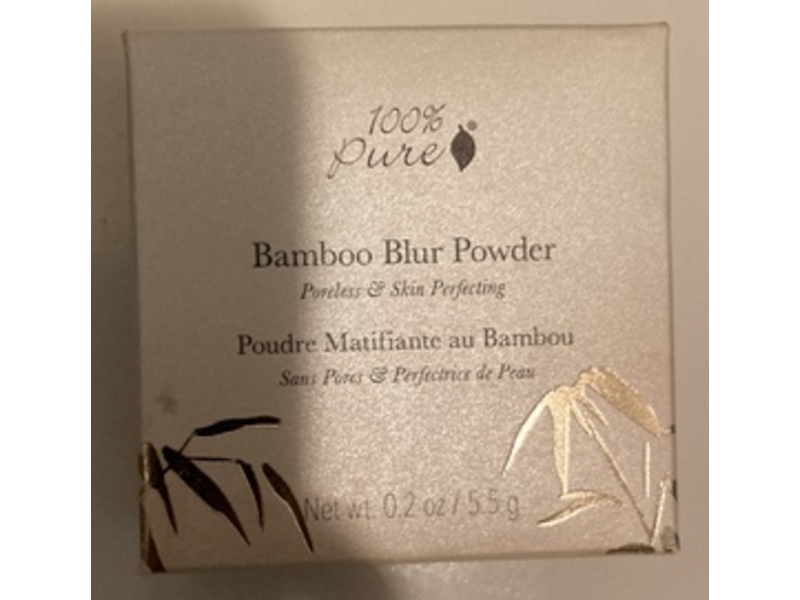 100% Pure Bamboo Blur Powder, Translucent, 0.2 oz/5.5 g