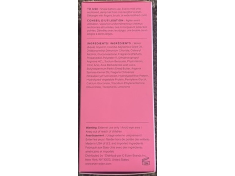 Evereden Berry Smooth 4-In-1 Leave-in Detangling Spray, 4.7 fl oz/140 mL