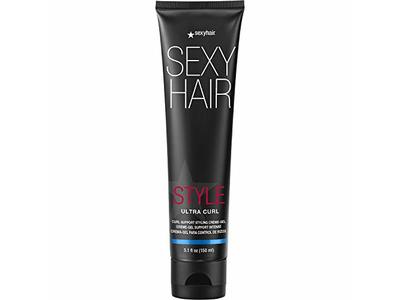 SexyHair Style Ultra Curl Support Styling Creme-Gel, 5.1 fl oz/150 mL