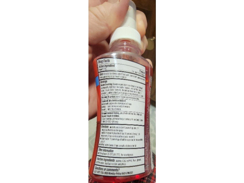 Walgreens Oral Relief Spray, Cherry, 6 fl oz/177 mL