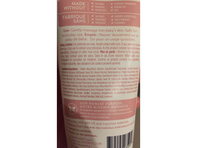 The Honest Company Gently Nourishing Face And Body Lotion, Sweet Almond, 8.5 fl oz/250 mL