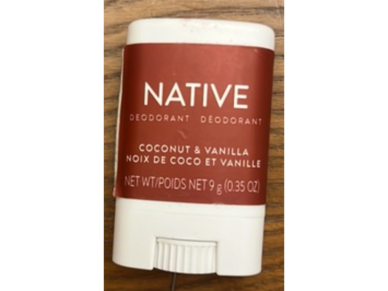 Native Deodorant, Coconut & Vanilla, 0.35 oz/9 g