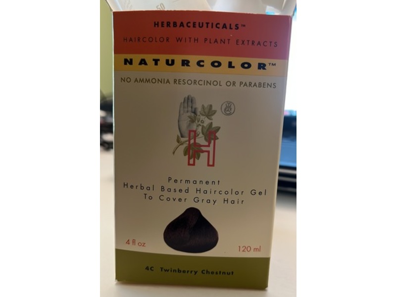 Naturcolor Permanent Hair Color Gel, Twinberry Chestnut, 4 fl oz/120 mL