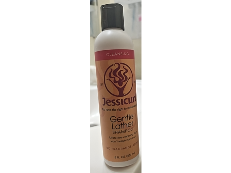 Jessicurl Cleansing Gentle Lather Shampoo, 8 fl oz/237 mL