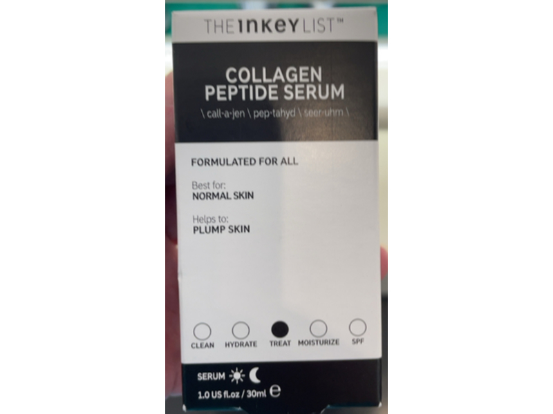 The Inkey List Collagen Peptide Serum, Treat, 1 fl oz/30 mL