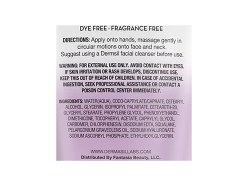 Dermasil Labs Night Cream, Sqalane,Vitamin C, Vitamin E, 2 fl oz/59 mL, Pack Of 3
