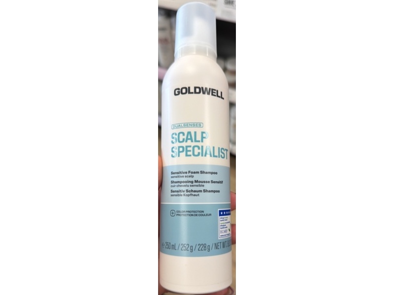 Goldwell Dualsenses Scalp Specialist Sensitive Foam Shampoo, 8 oz/250 mL
