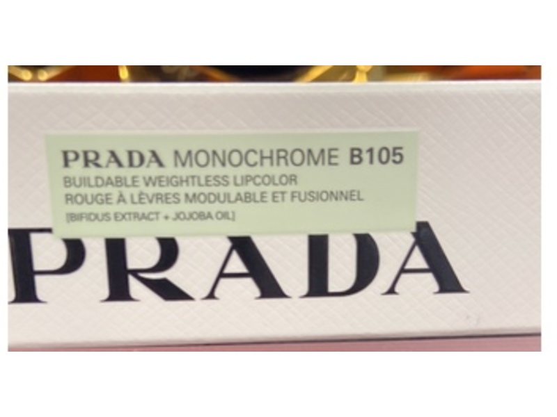 Prada Monochrome Lipcolor, B105 Tonka, 0.13 oz/3.8 g