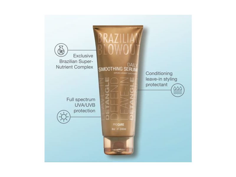 Brazilian Blowout Daily Smoothing Serum, 8 fl oz/240 mL