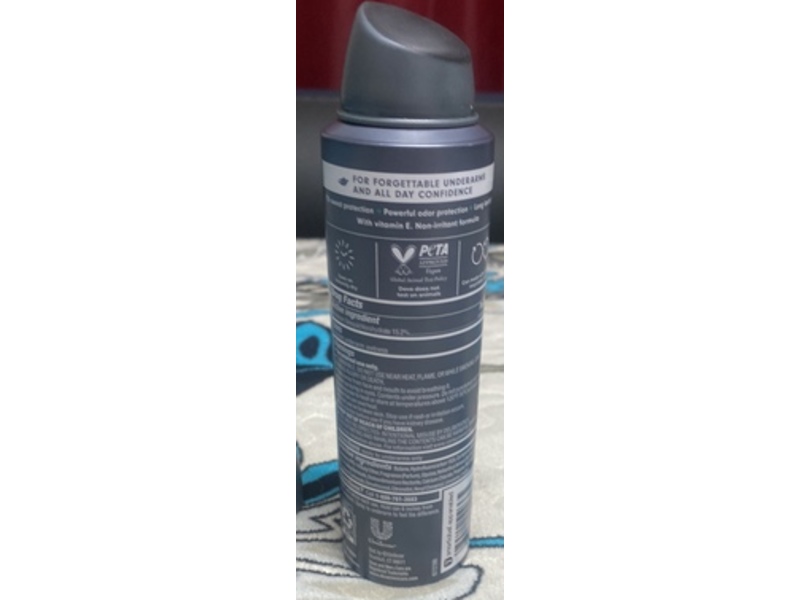 Dove Men + Care Antiperspirant Dry Spray, Moon Oasis, 3.8 oz/107 g