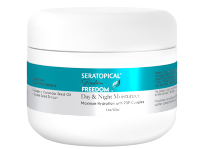 Seratopical Day & Night Moisturizer, Collagen + Coriander Seed Oil + Sesame Seed Extract, 1 oz/30 mL