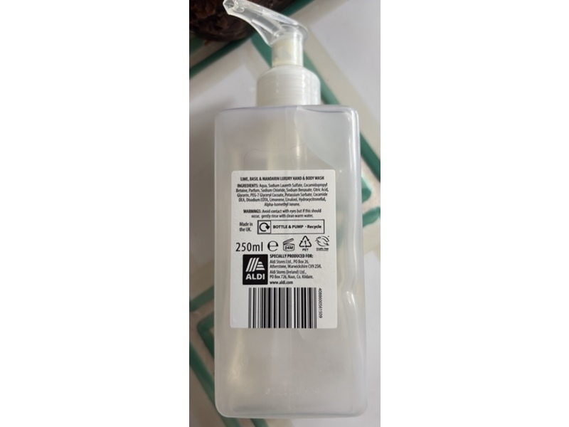 Hotel Collection Luxury Hand & Body Wash, Lime, Basil & Mandarin, 250 mL, 2 Pack