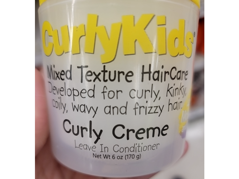 Curly Kids Curly Creme Leave In Conditioner, 6 oz/170 g