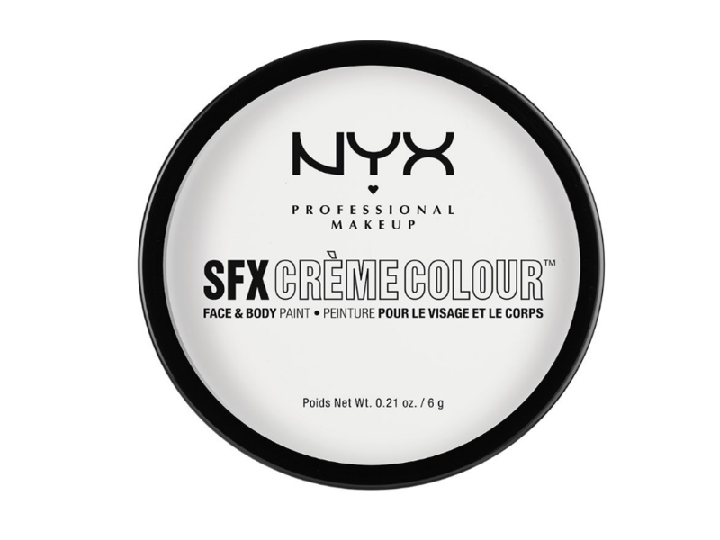 Nyx Professional Makeup SFX Creme Colour Face & Body Paint, White, 0.21 oz/6 g