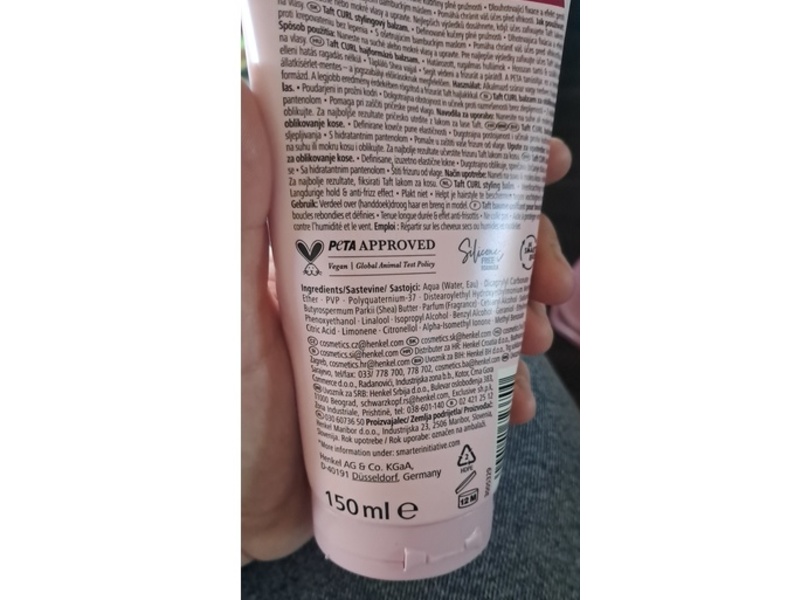 Schwarzkopf Taft Curl Styling Balm, 150 mL, 6 Count