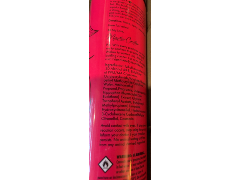 Amika Hair Spray, Martino Cartier, 10 oz/283.50 g
