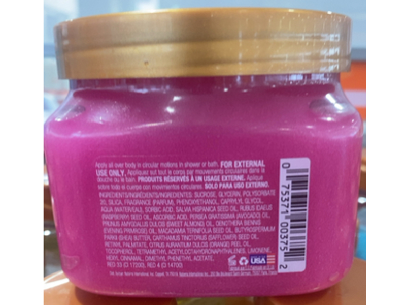 Tree Hut Shea Sugar Scrub, Raspberry Fizz, 18 oz/510 g