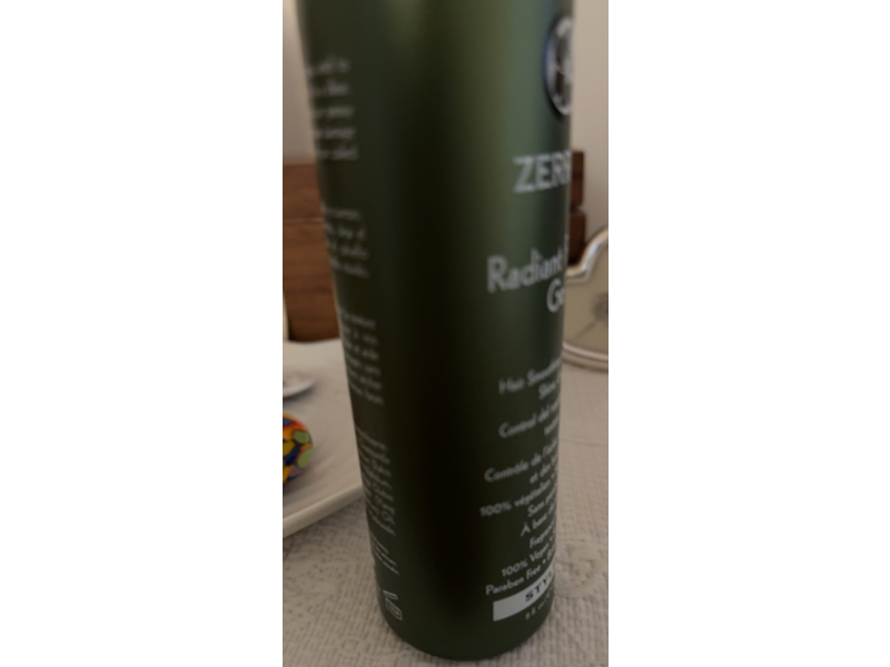 Zerran Radiant Finish Hair Smoothing & Texture Shine Gel, 8 fl oz/240 mL