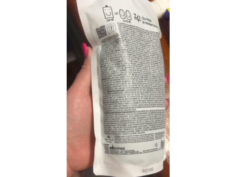 Davines Shampoo, Minu, 16.91 fl oz/500 mL