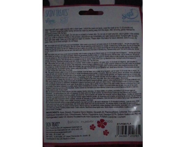 Skin Treats Super Moisturising Sheet Mask, Pink Flamingo, 0.67 fl oz/20 mL