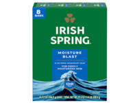 Irish Spring Moisture Blast Deep Moisturization Fresh Deodorant Soap, 3.7 oz/104.8 g - thumbnail 1