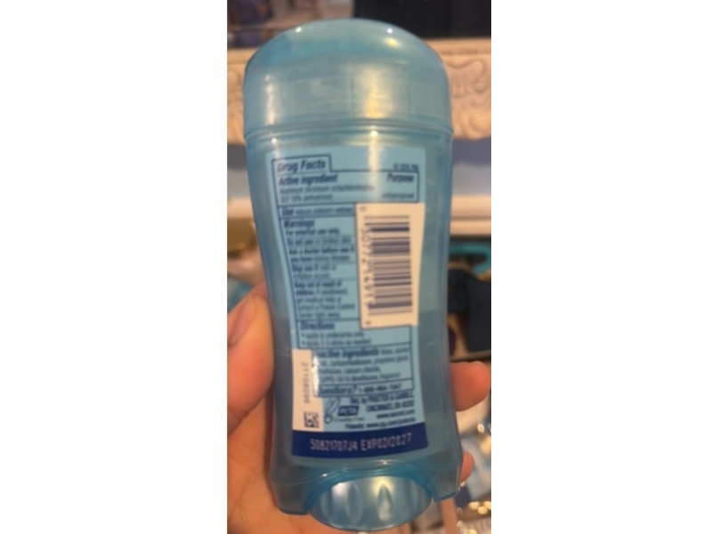 Secret Fresh Clear Gel Antiperspirant Deodorant, Mountain Air, 2.6 oz/73 g