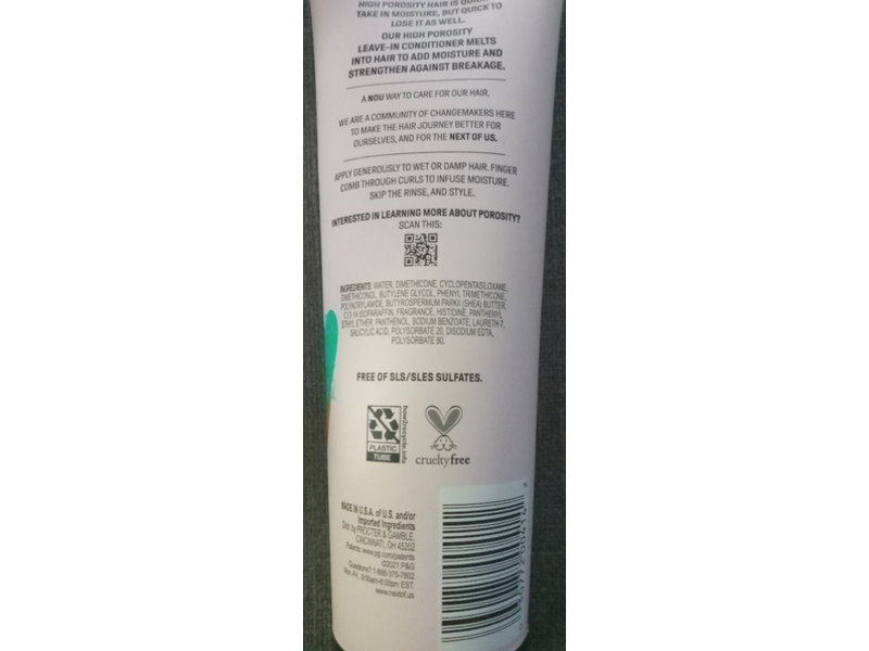 Next Of Us High Porosity Leave-In Conditioner with Shea Butter 7.8 fl oz/225 mL