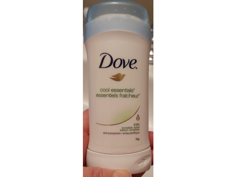 Dove Cool Essentials Invisible Solid Antiperspirant, 74 g
