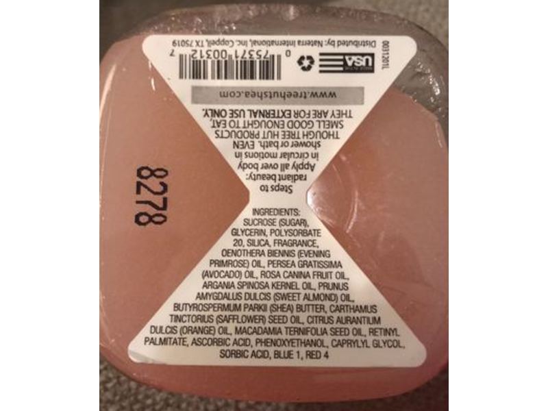 Tree Hut Shea Sugar Scrub, Moroccan Rose, 5.5 oz/156 g