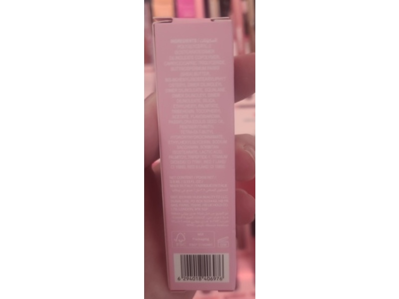 Hudabeauty Faux Filler Jelly Lip Oil, Pink Lady, 0.13 fl oz/3.8 mL