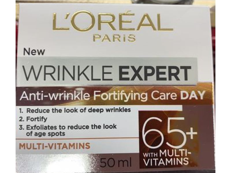 L'Oreal Paris Anti-Wrinkle Fortifying Care Day Cream, SPF 65+, 50 mL