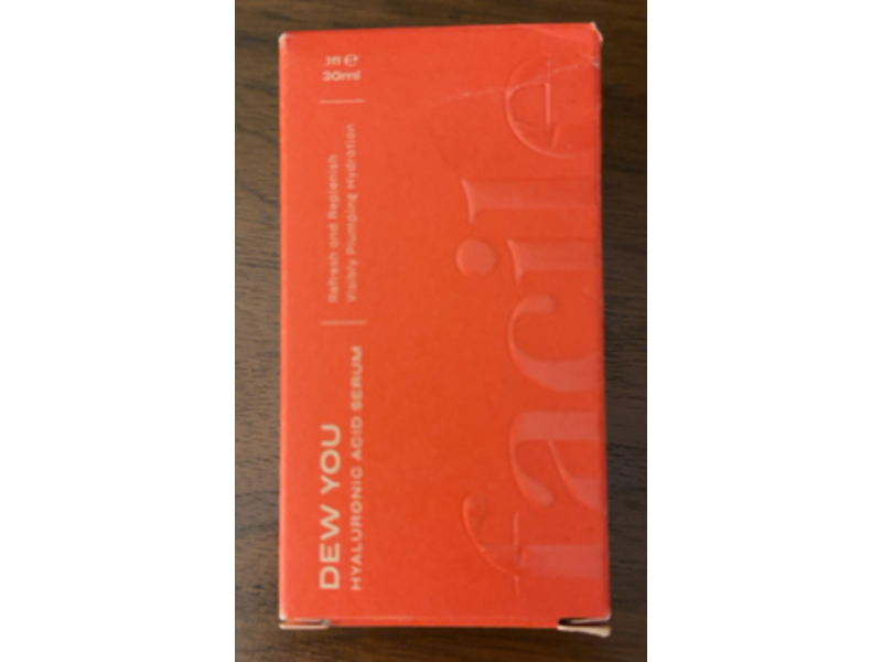 Facile Dew You Serum, Hyaluronic Acid, 1 fl oz/30 mL