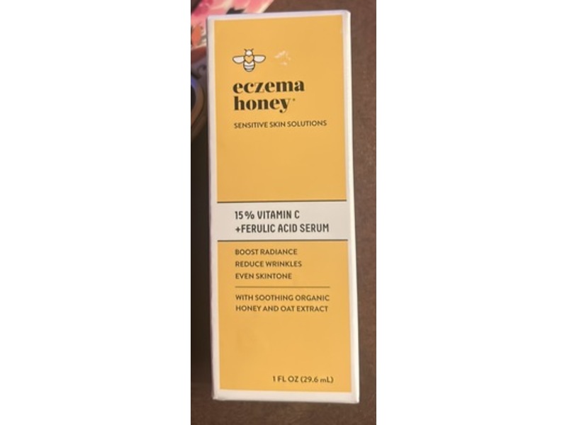 Eczema Honey Serum, 15% Vitamin C + Ferulic Acid, 1 fl oz/29.6 mL