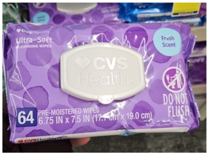 Cvs Health Cleansing Wipes, Fresh Scent, 64 Wipes