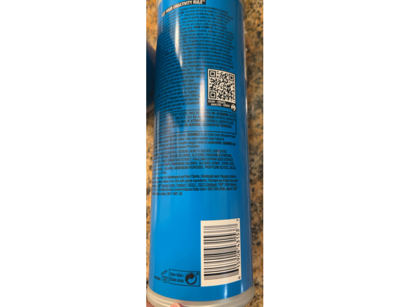 Bed Head Tigi Gimme Grip Texturizing Shampoo, 20.29 fl oz/600 mL