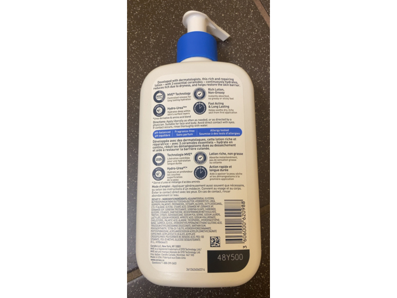 CeraVe Intensive Moisturizing Lotion, Ceramides & Shea butter, 355 mL