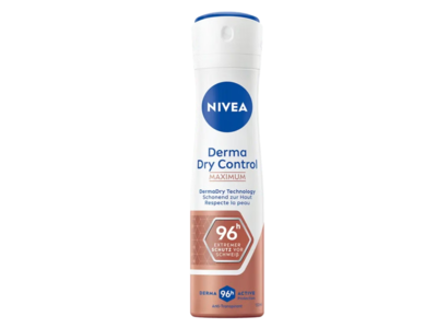 Nivea Derma Dry Control Antiperspirant, Maximum, 150 mL