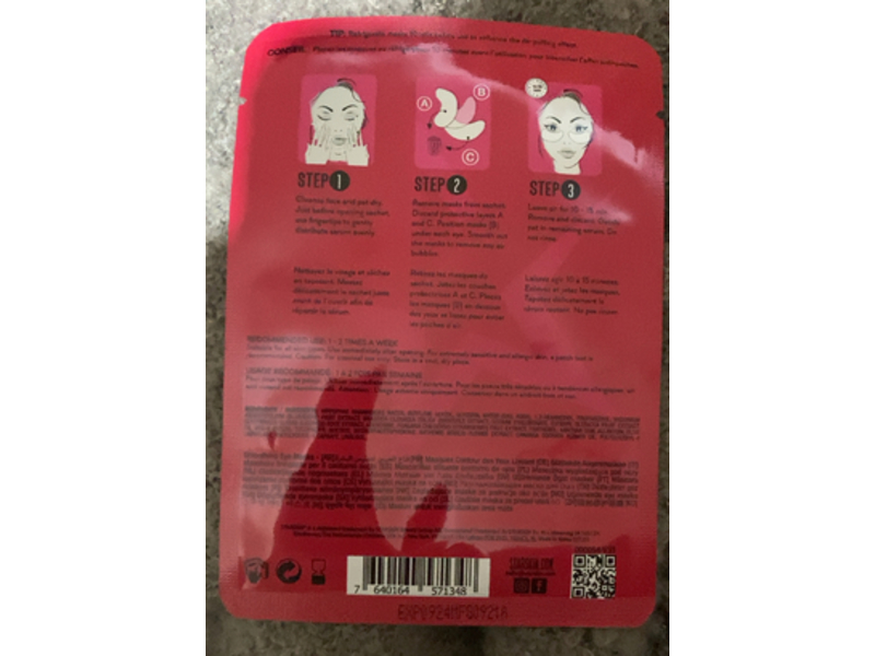 Starskin Eye Catcher Smoothing Bio - Cellulose Eye Masks, 0.35 oz/10 g