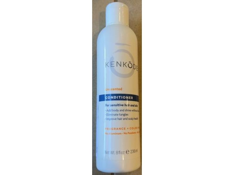 Kenkoderm Conditioner, Unscented, Fragrance + Color Free, 8 fl oz/236 mL