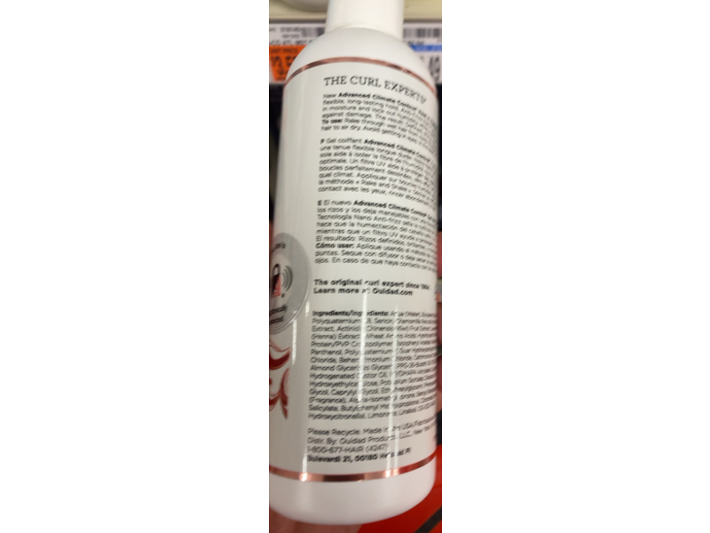 Ouidad The Curl Experts Advanced Climate Control Gel, 8.5 fl oz/250 mL