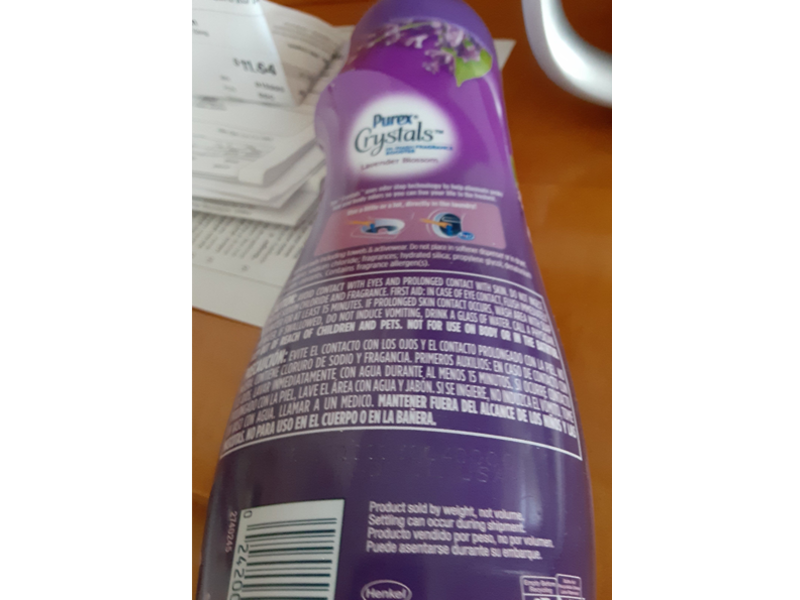 Purex Crystals Laundry Booster, Lavender Blossom, 21 oz/595 g