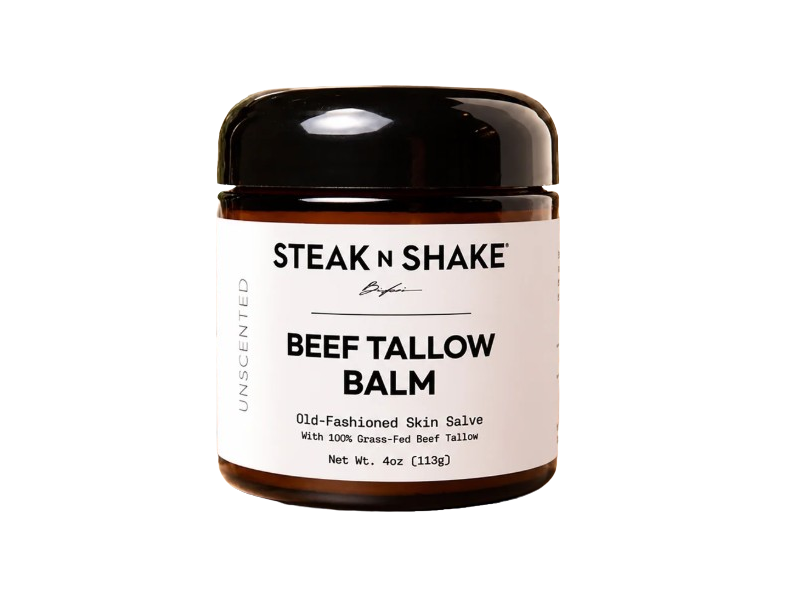 Steak 'n Shake Beef Tallow Balm, Unscented, 4 oz/113 g
