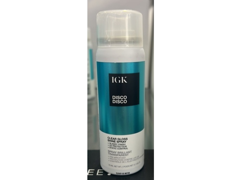 IGK Disco Disco Clear Gloss Shine Spray, 2.1 oz/73 mL
