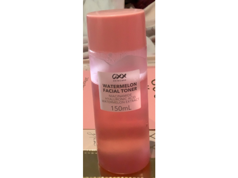 OXX Skincare Watermelon Facial Toner, Niacinamide, Hyaluronic Acid, Watermelon Extract, 150 mL