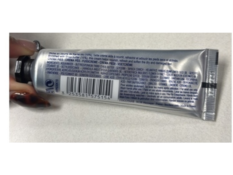 L'Occitane En Provence Foot Cream, Shea Butter, 1 oz/30 mL